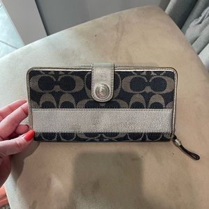 Coach Silver Wallet